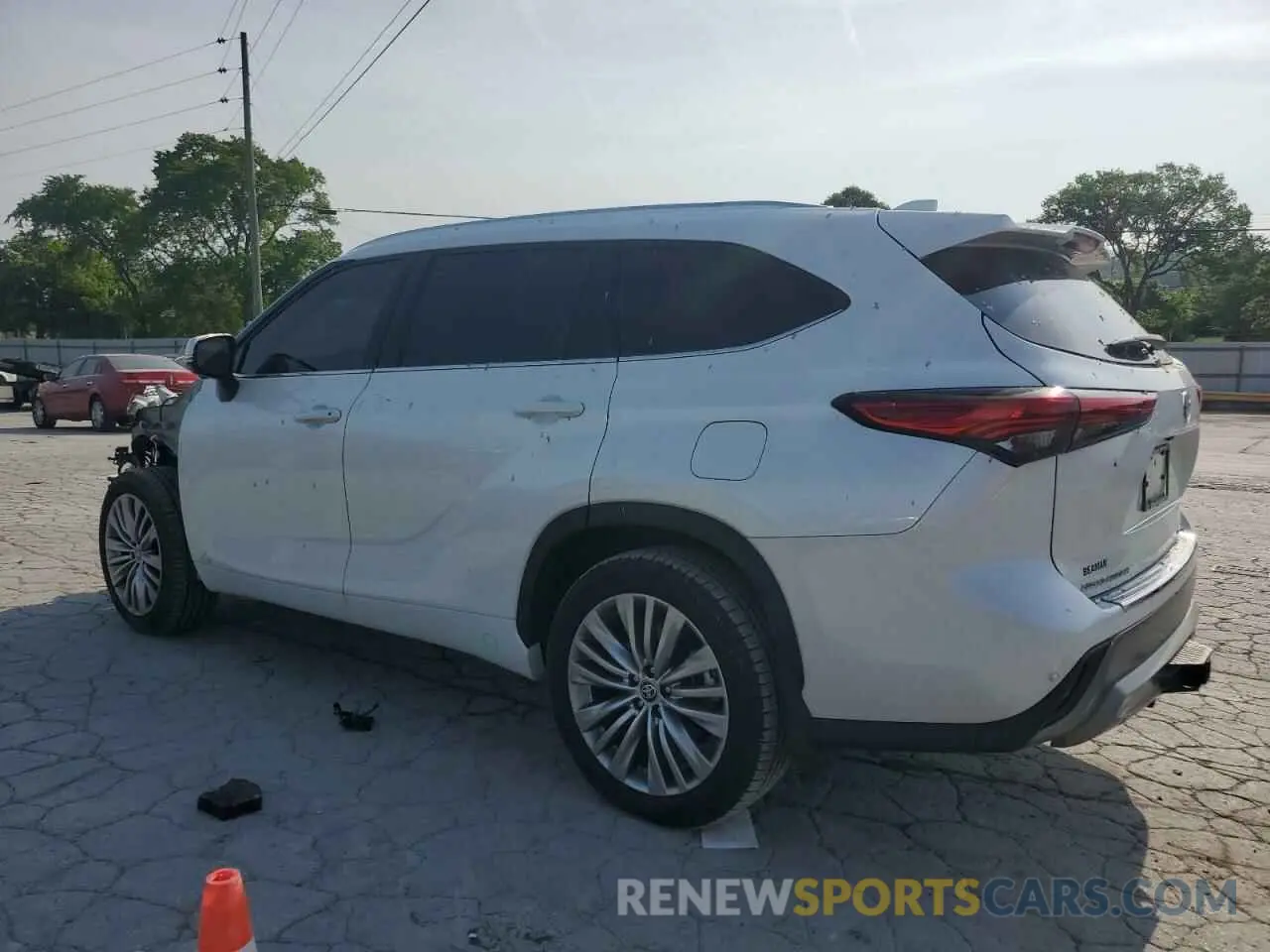 2 Photograph of a damaged car 5TDEBRCH4PS114760 TOYOTA HIGHLANDER 2023