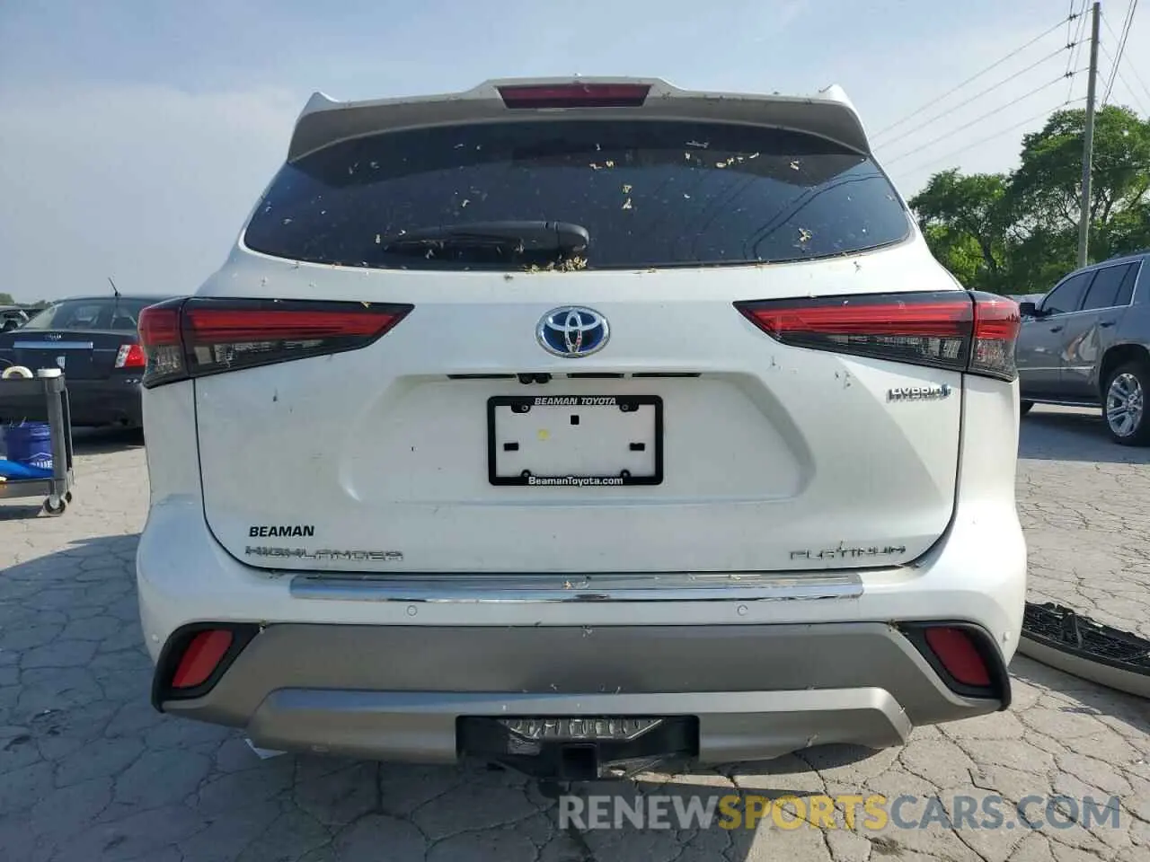 6 Photograph of a damaged car 5TDEBRCH4PS114760 TOYOTA HIGHLANDER 2023