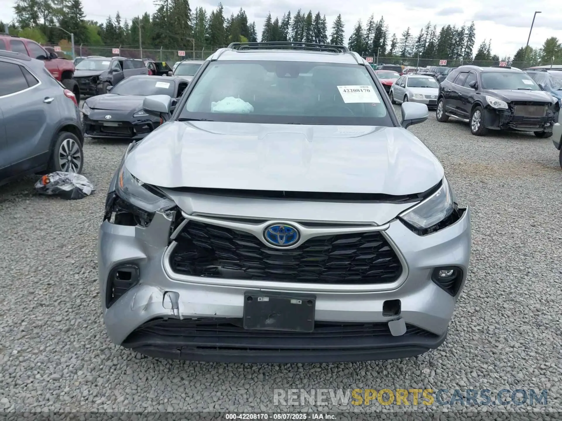 12 Photograph of a damaged car 5TDKARAH5PS519843 TOYOTA HIGHLANDER 2023