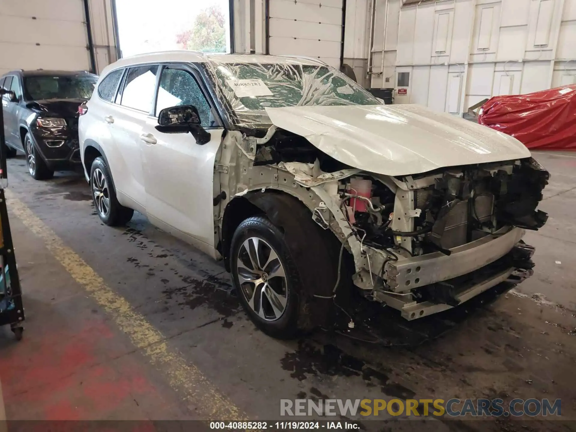 1 Photograph of a damaged car 5TDKARAH9PS519179 TOYOTA HIGHLANDER 2023