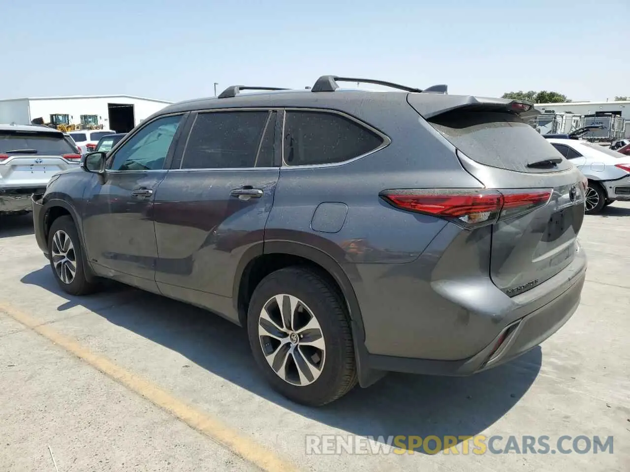 2 Photograph of a damaged car 5TDKBRCH0PS593844 TOYOTA HIGHLANDER 2023