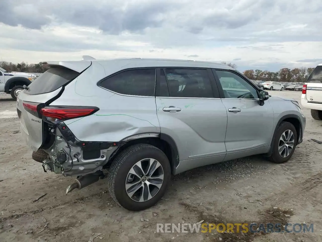 3 Photograph of a damaged car 5TDKBRCH1PS125346 TOYOTA HIGHLANDER 2023