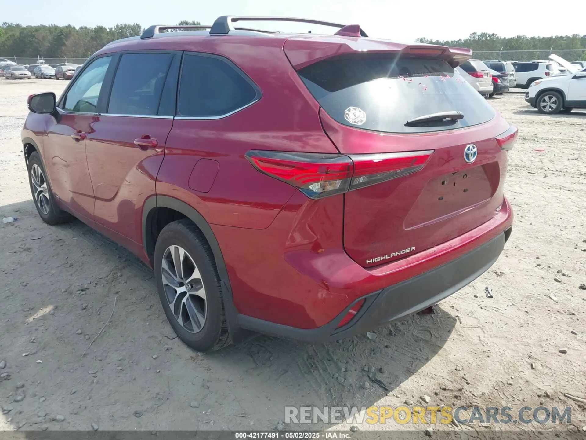 3 Photograph of a damaged car 5TDKBRCH1PS599281 TOYOTA HIGHLANDER 2023
