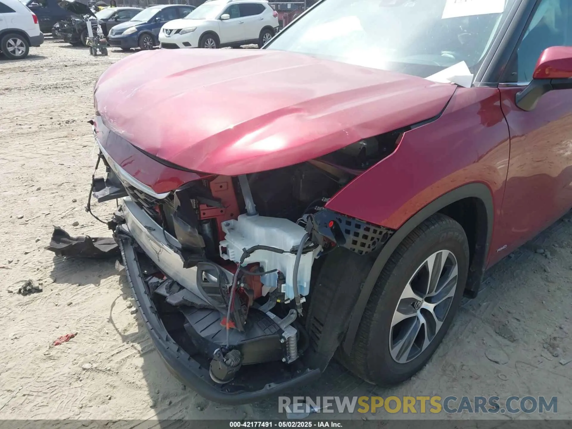6 Photograph of a damaged car 5TDKBRCH1PS599281 TOYOTA HIGHLANDER 2023