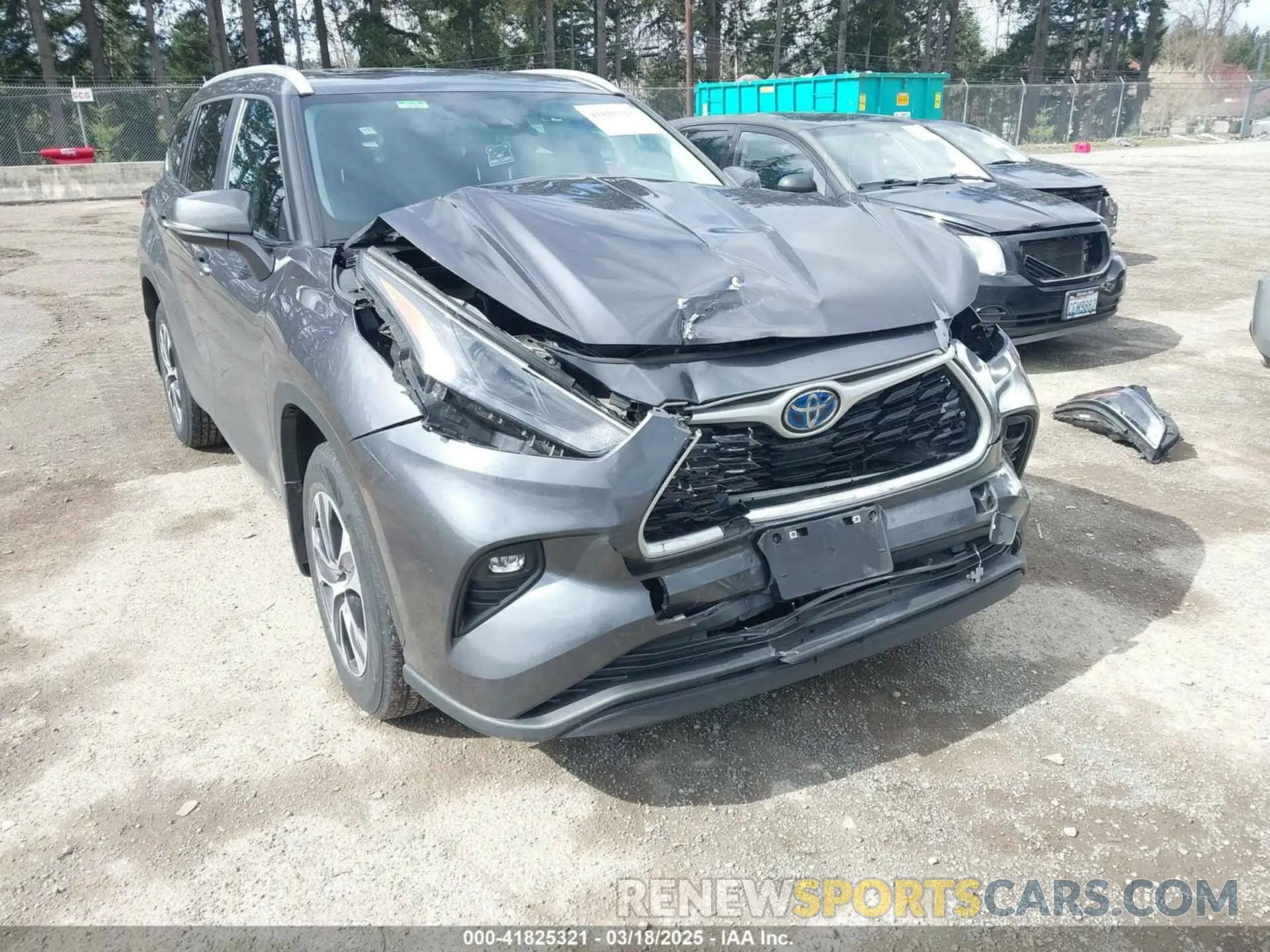 6 Photograph of a damaged car 5TDKBRCH2PS122939 TOYOTA HIGHLANDER 2023
