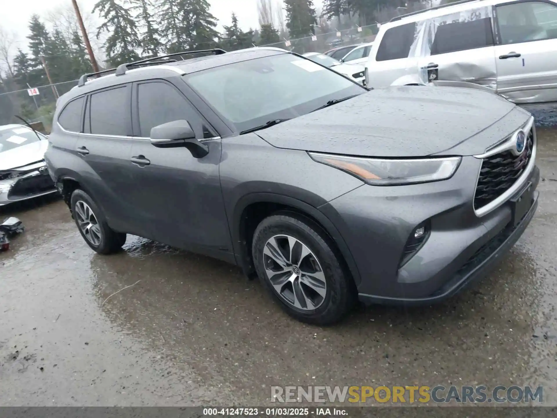 1 Photograph of a damaged car 5TDKBRCH3PS579565 TOYOTA HIGHLANDER 2023