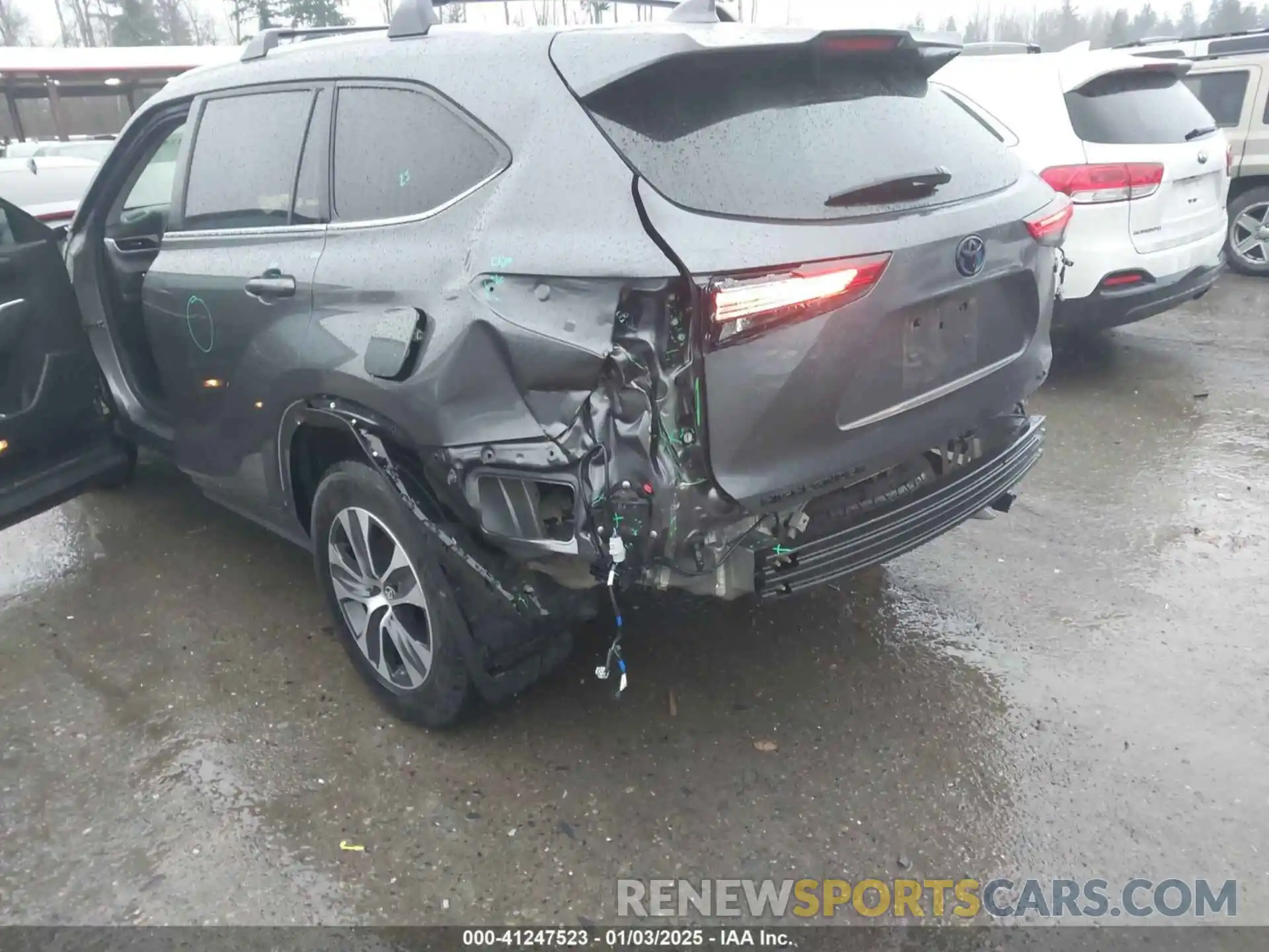 6 Photograph of a damaged car 5TDKBRCH3PS579565 TOYOTA HIGHLANDER 2023