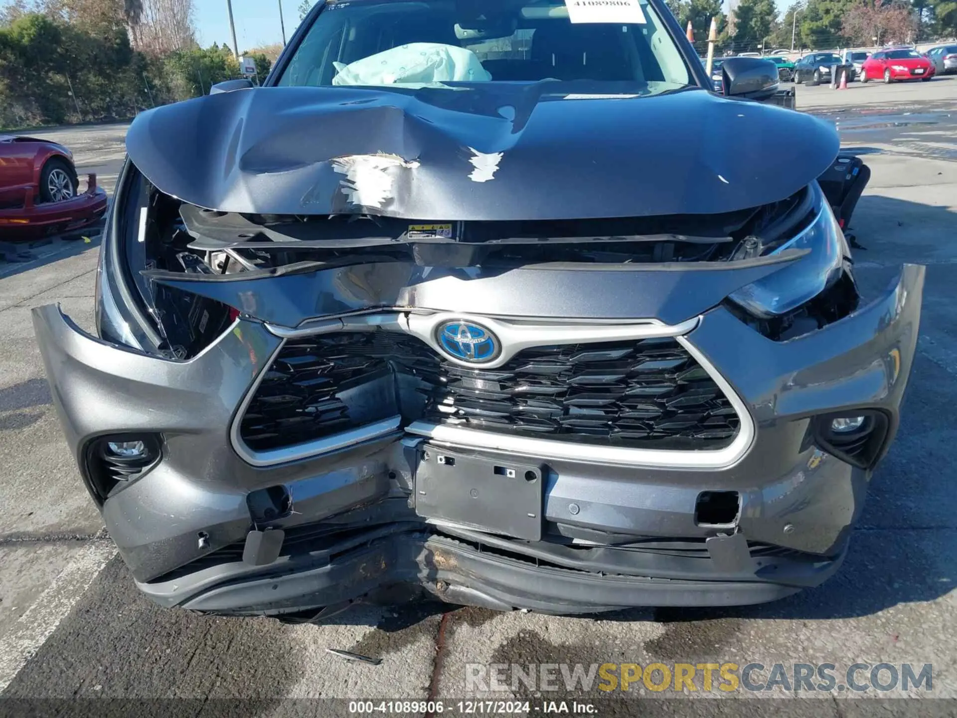 6 Photograph of a damaged car 5TDKBRCH4PS116057 TOYOTA HIGHLANDER 2023