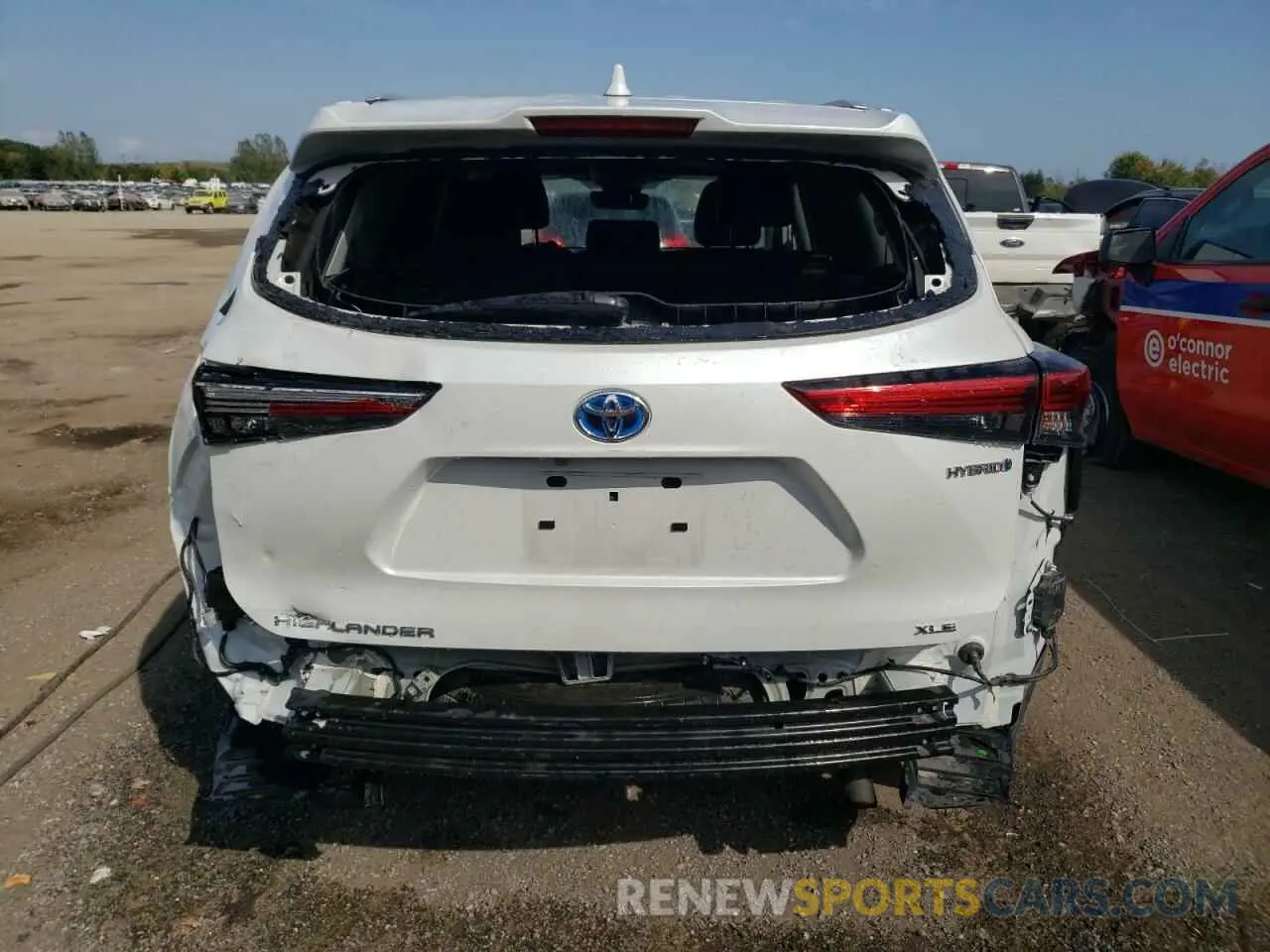 6 Photograph of a damaged car 5TDKBRCH4PS585424 TOYOTA HIGHLANDER 2023