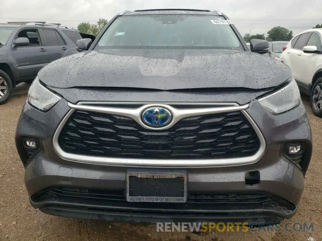 5 Photograph of a damaged car 5TDKBRCH5PS113748 TOYOTA HIGHLANDER 2023