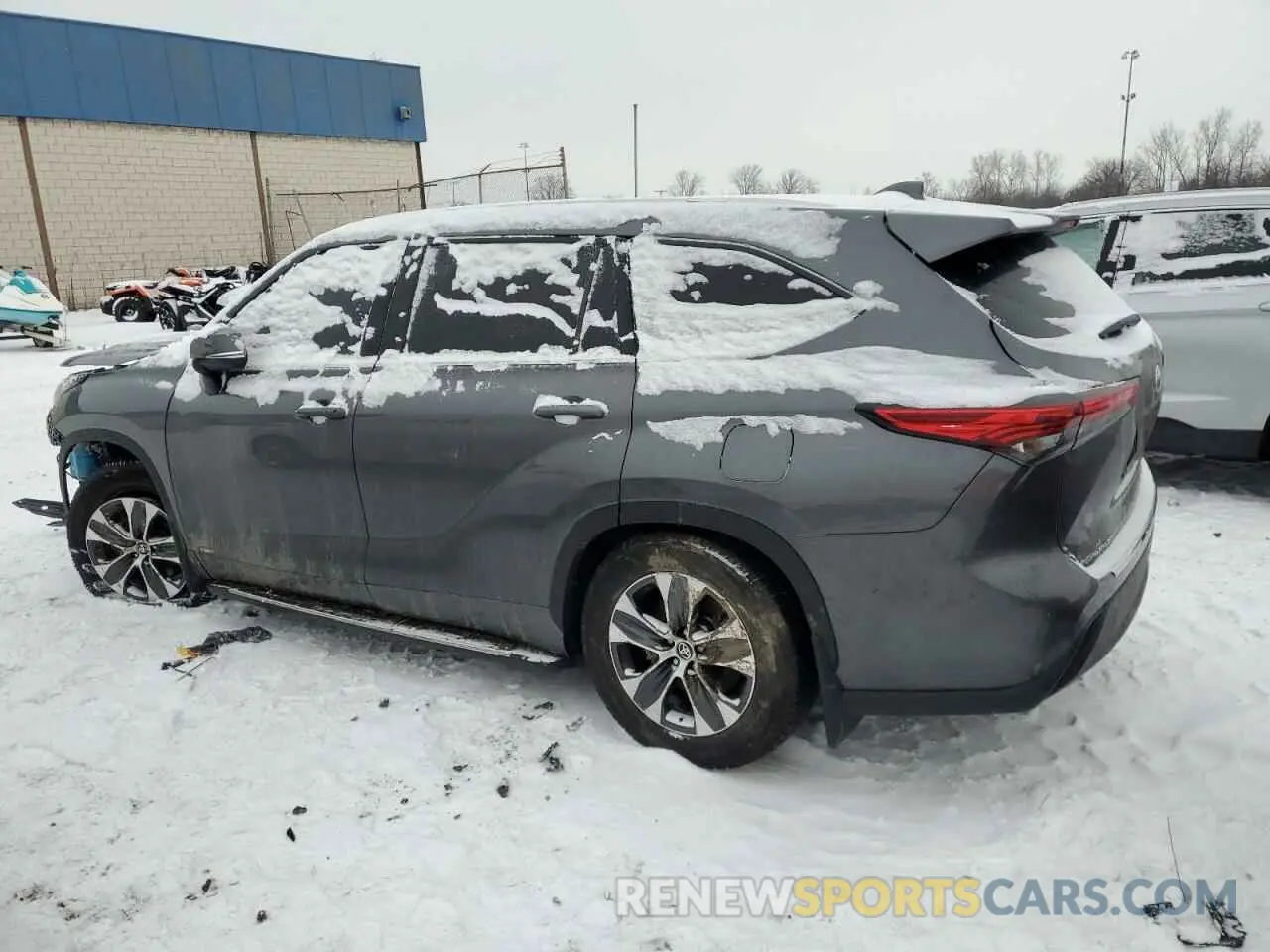 2 Photograph of a damaged car 5TDKBRCH6PS583609 TOYOTA HIGHLANDER 2023