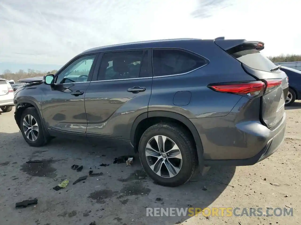 2 Photograph of a damaged car 5TDKBRCH7PS124797 TOYOTA HIGHLANDER 2023