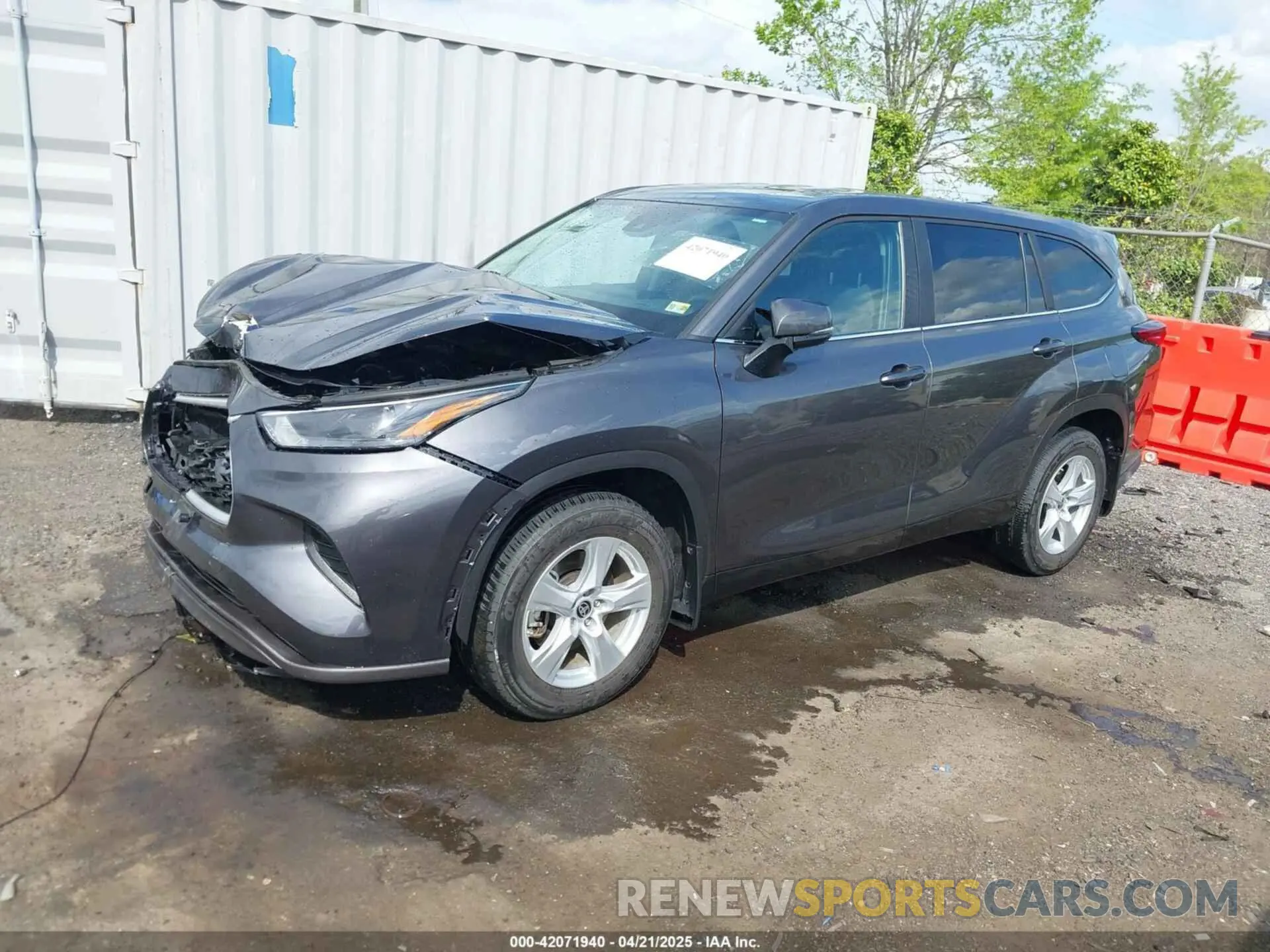 14 Photograph of a damaged car 5TDKDRAH0PS004630 TOYOTA HIGHLANDER 2023