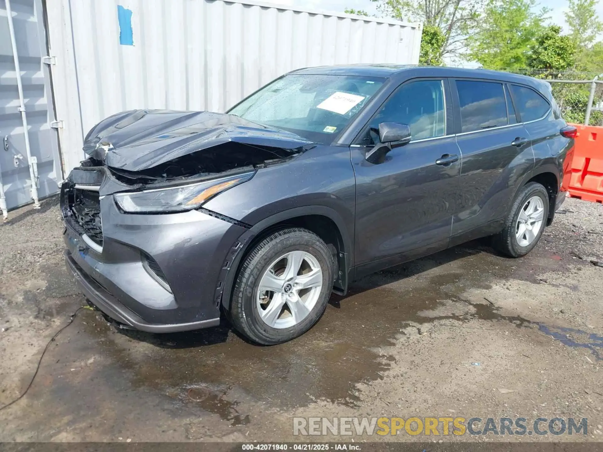2 Photograph of a damaged car 5TDKDRAH0PS004630 TOYOTA HIGHLANDER 2023