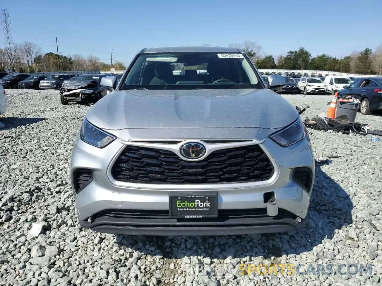 5 Photograph of a damaged car 5TDKDRAH0PS005356 TOYOTA HIGHLANDER 2023
