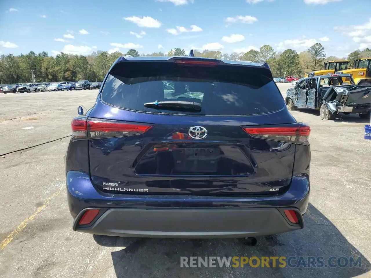 6 Photograph of a damaged car 5TDKDRAH0PS010055 TOYOTA HIGHLANDER 2023
