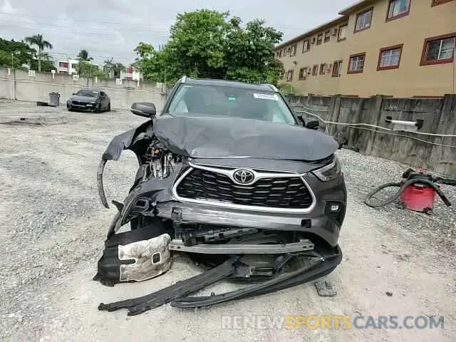 14 Photograph of a damaged car 5TDKDRAH0PS014073 TOYOTA HIGHLANDER 2023