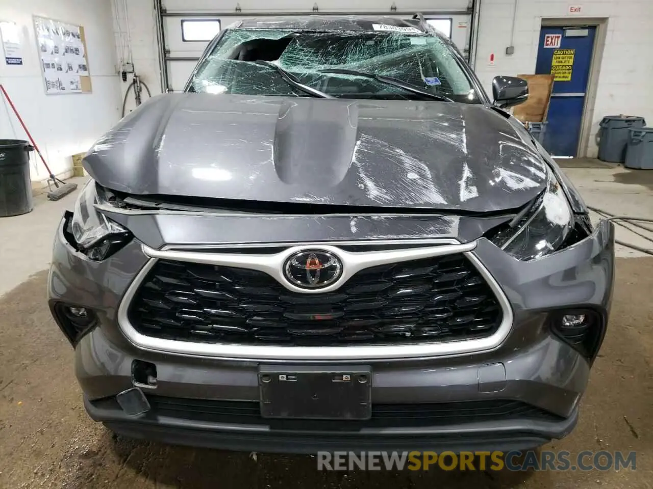5 Photograph of a damaged car 5TDKDRAH0PS018883 TOYOTA HIGHLANDER 2023