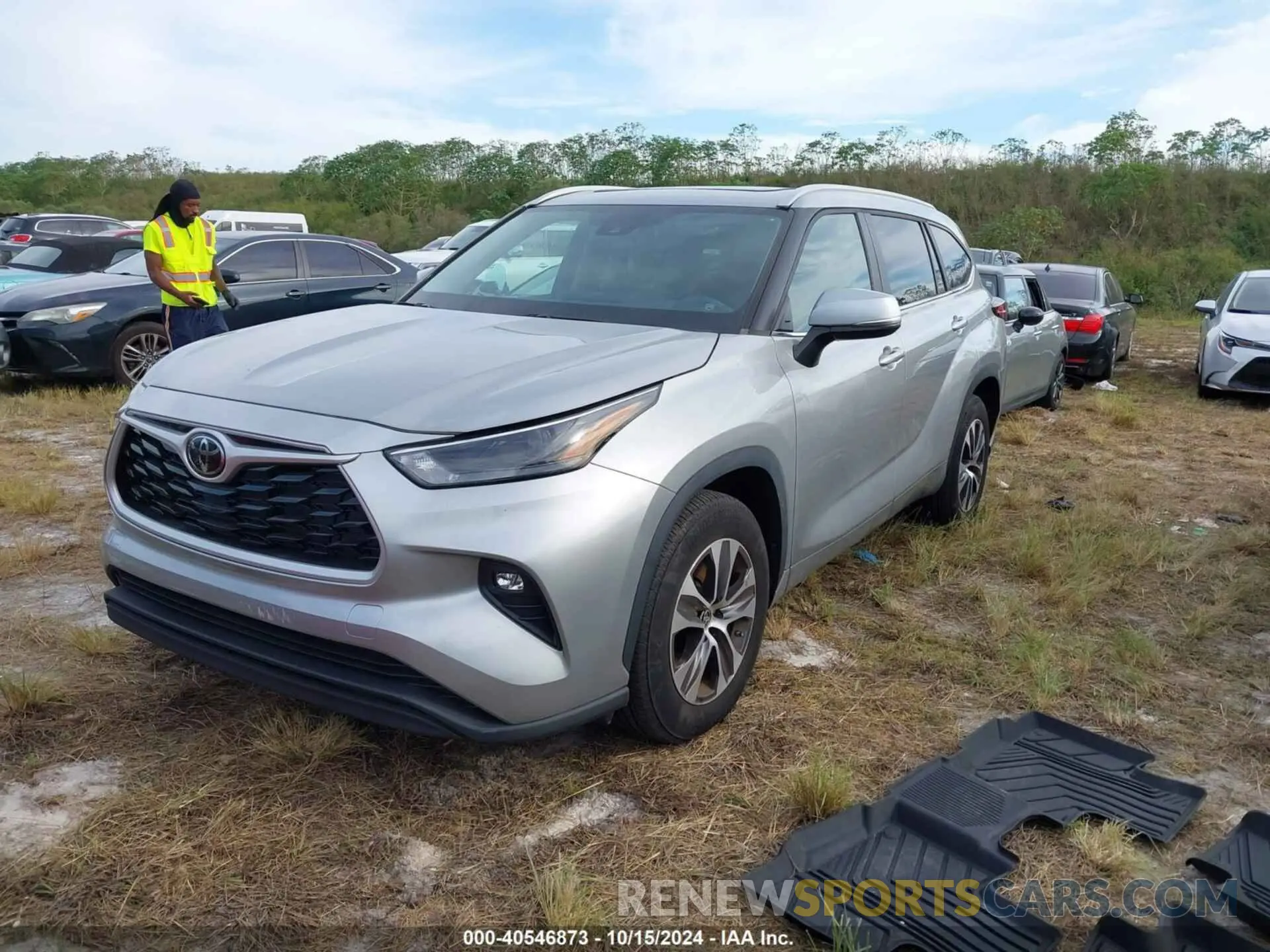 2 Photograph of a damaged car 5TDKDRAH0PS024862 TOYOTA HIGHLANDER 2023