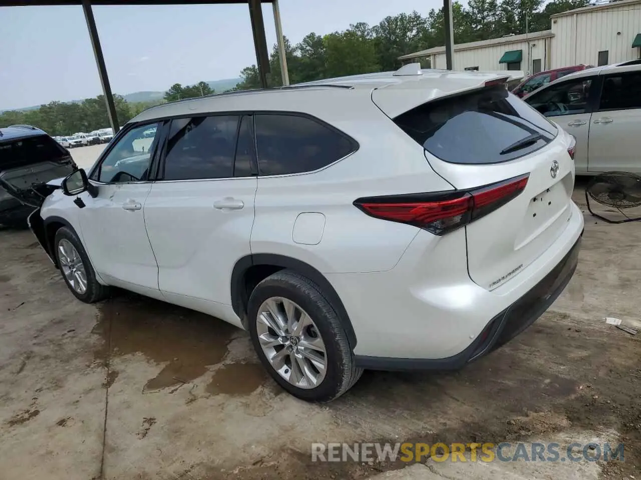2 Photograph of a damaged car 5TDKDRAH0PS039765 TOYOTA HIGHLANDER 2023
