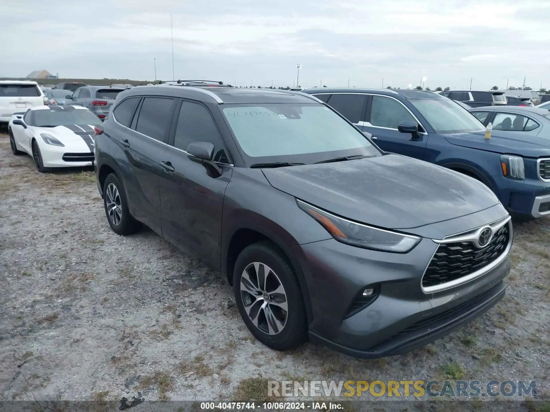 1 Photograph of a damaged car 5TDKDRAH0PS045226 TOYOTA HIGHLANDER 2023