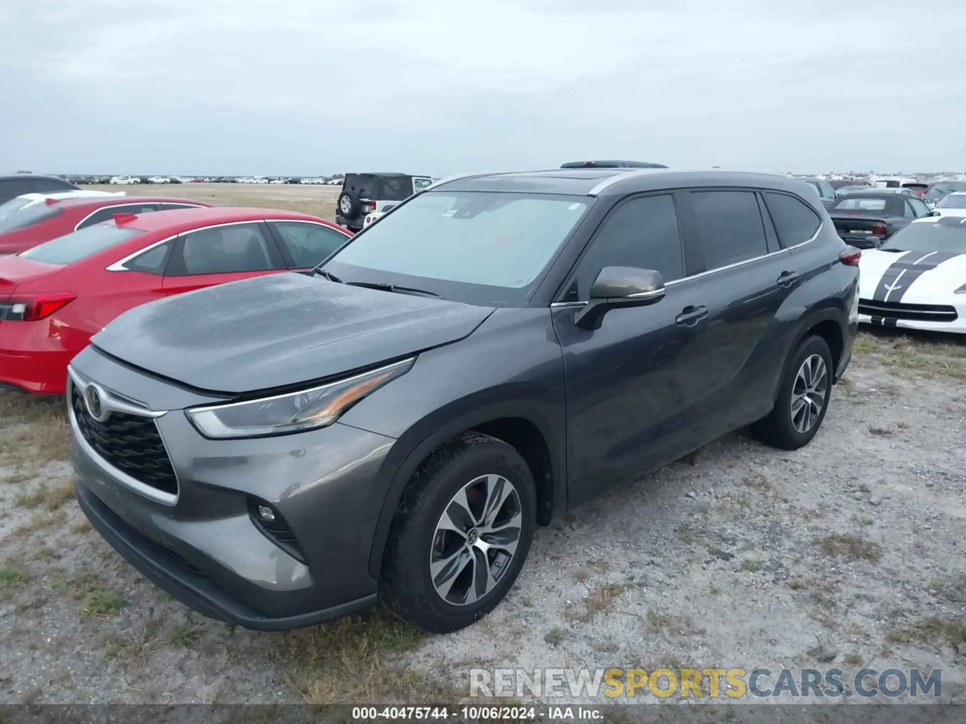2 Photograph of a damaged car 5TDKDRAH0PS045226 TOYOTA HIGHLANDER 2023