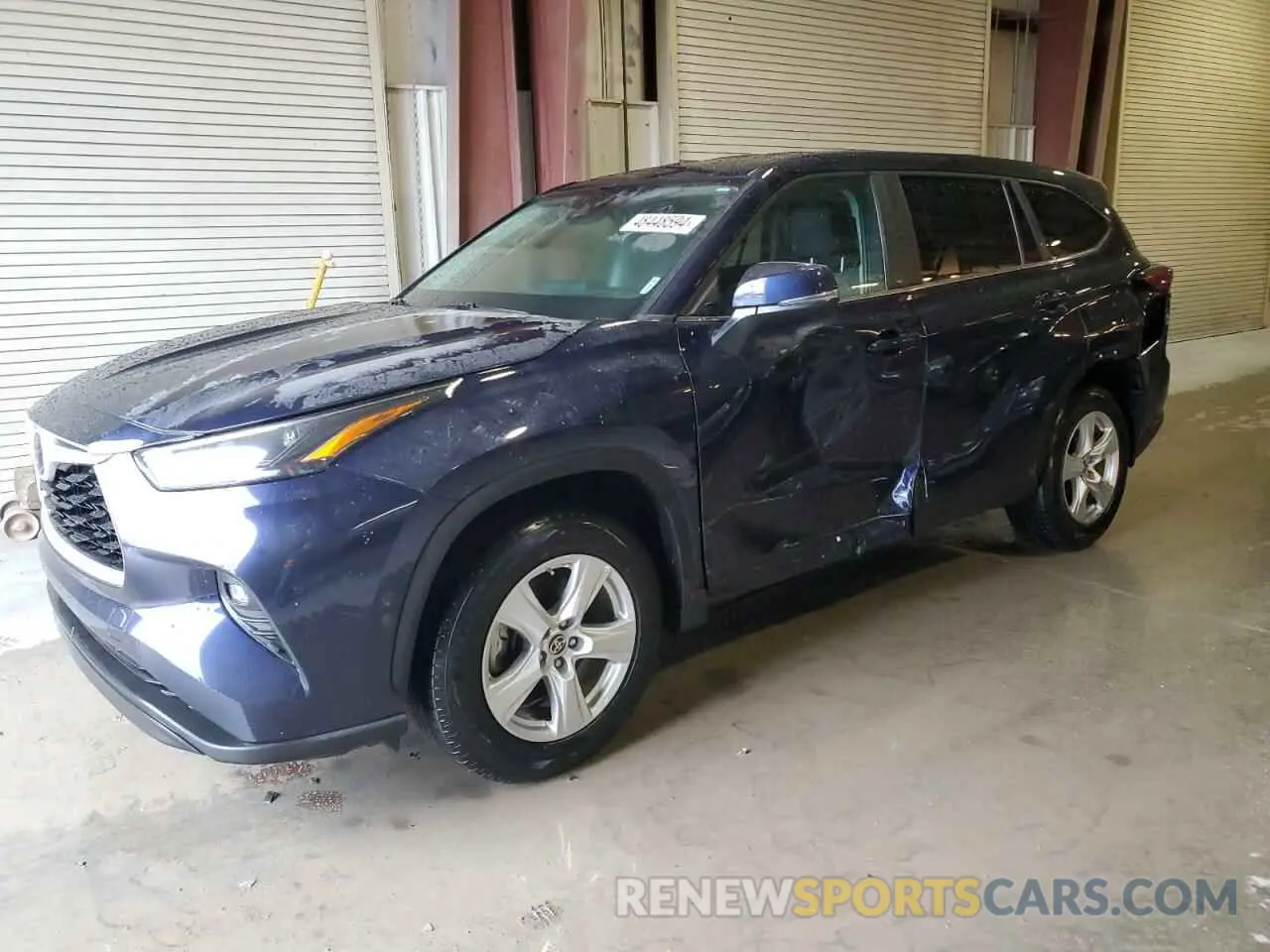 1 Photograph of a damaged car 5TDKDRAH0PS500205 TOYOTA HIGHLANDER 2023