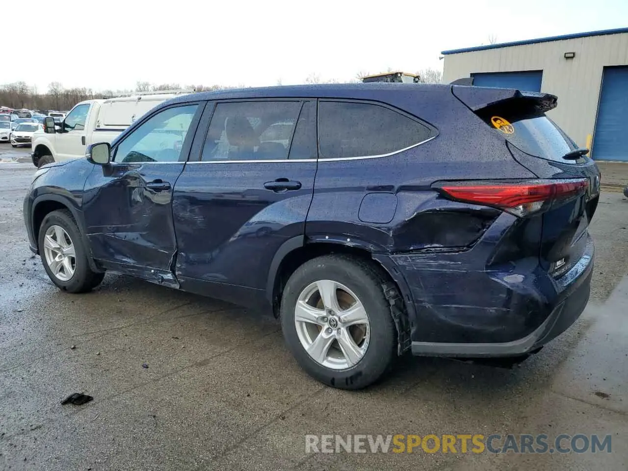 2 Photograph of a damaged car 5TDKDRAH0PS500205 TOYOTA HIGHLANDER 2023