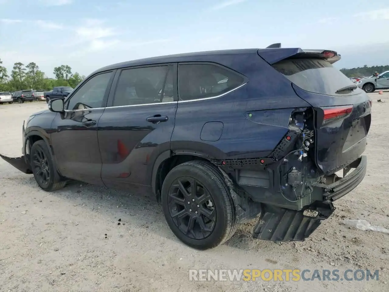 2 Photograph of a damaged car 5TDKDRAH0PS504108 TOYOTA HIGHLANDER 2023