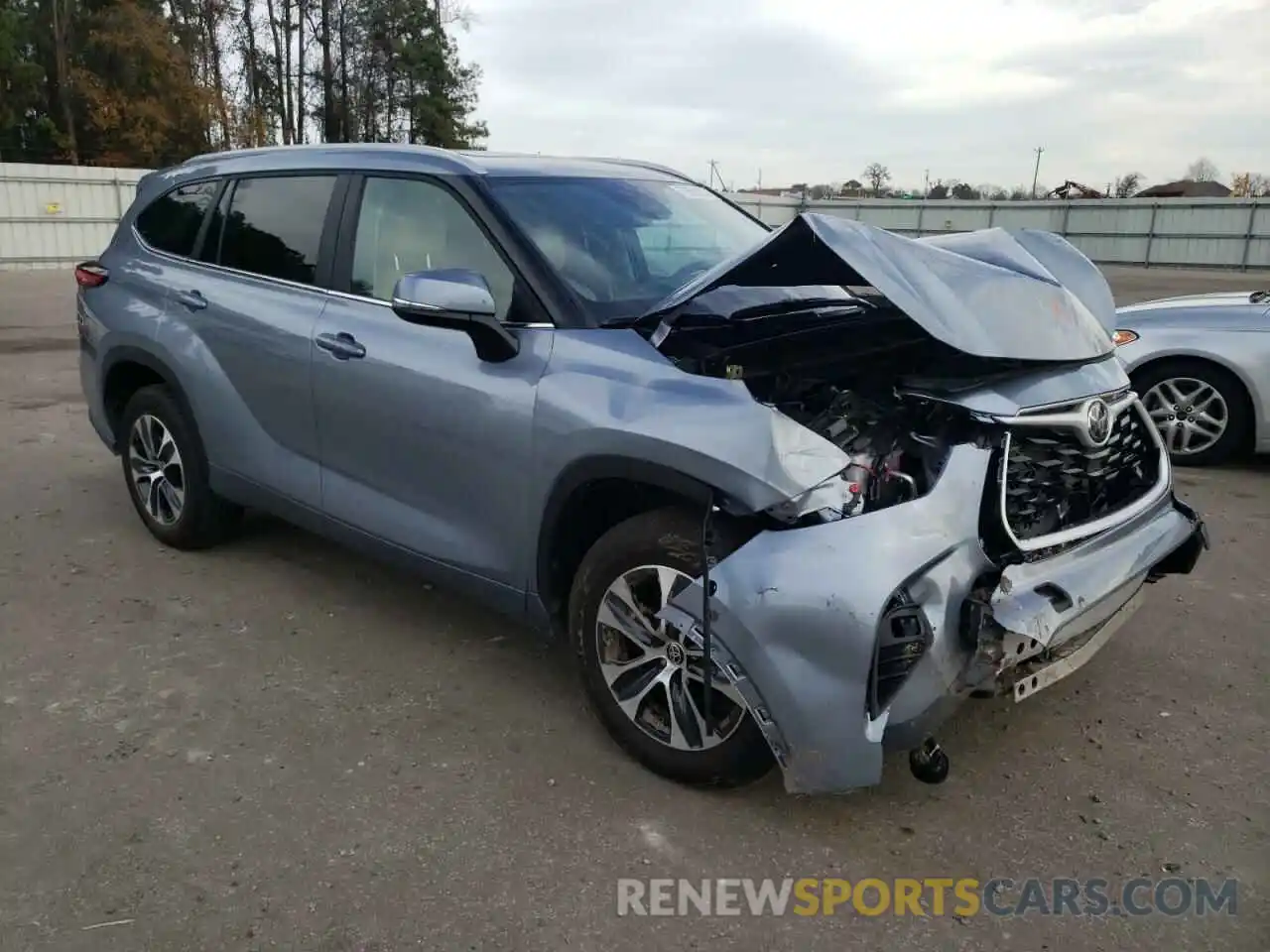 4 Photograph of a damaged car 5TDKDRAH0PS514542 TOYOTA HIGHLANDER 2023