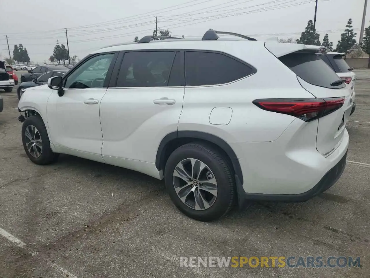 2 Photograph of a damaged car 5TDKDRAH0PS521992 TOYOTA HIGHLANDER 2023