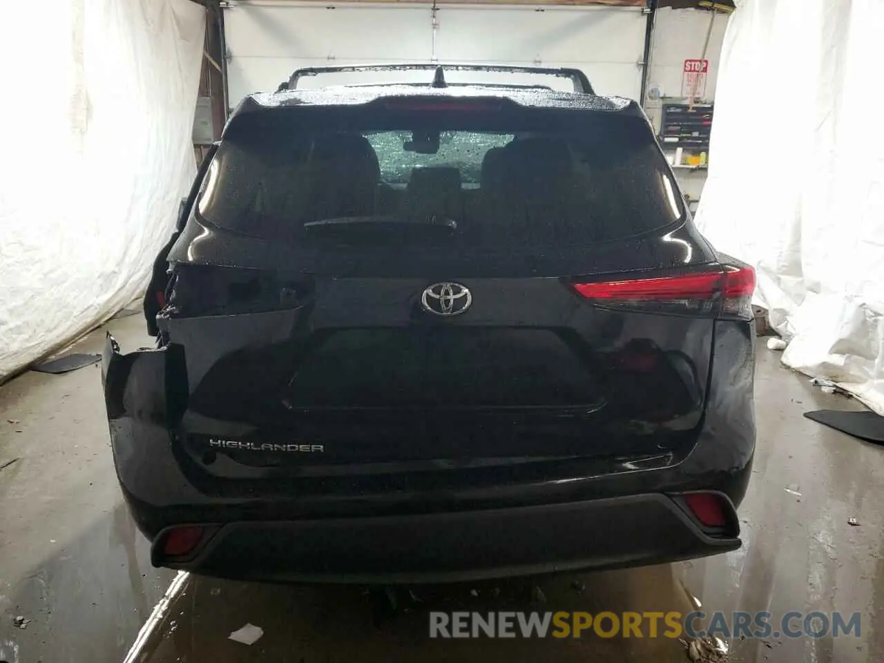 6 Photograph of a damaged car 5TDKDRAH0PS524665 TOYOTA HIGHLANDER 2023