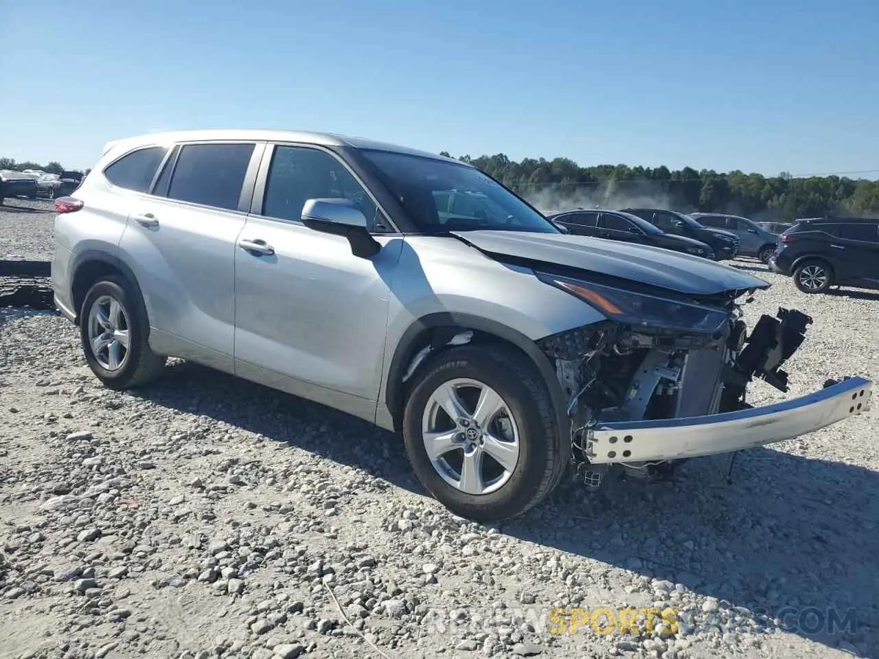 4 Photograph of a damaged car 5TDKDRAH0PS525959 TOYOTA HIGHLANDER 2023