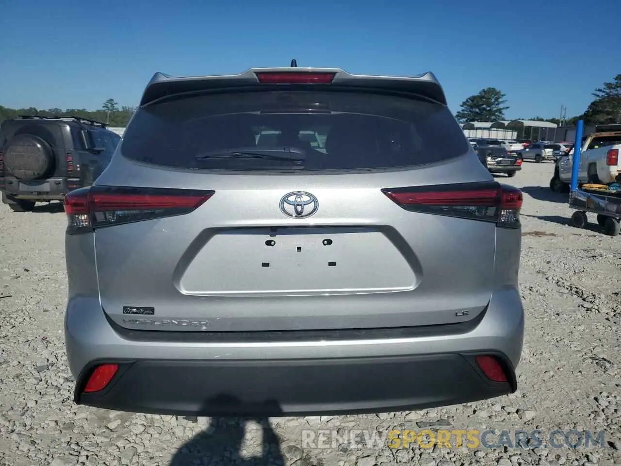 6 Photograph of a damaged car 5TDKDRAH0PS525959 TOYOTA HIGHLANDER 2023