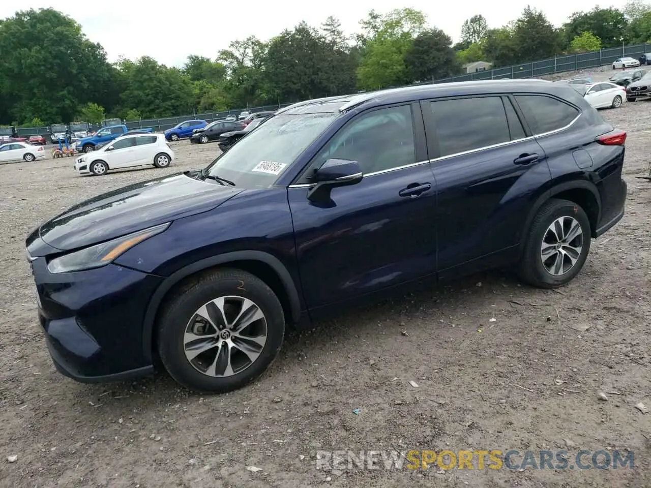 1 Photograph of a damaged car 5TDKDRAH1PS012364 TOYOTA HIGHLANDER 2023