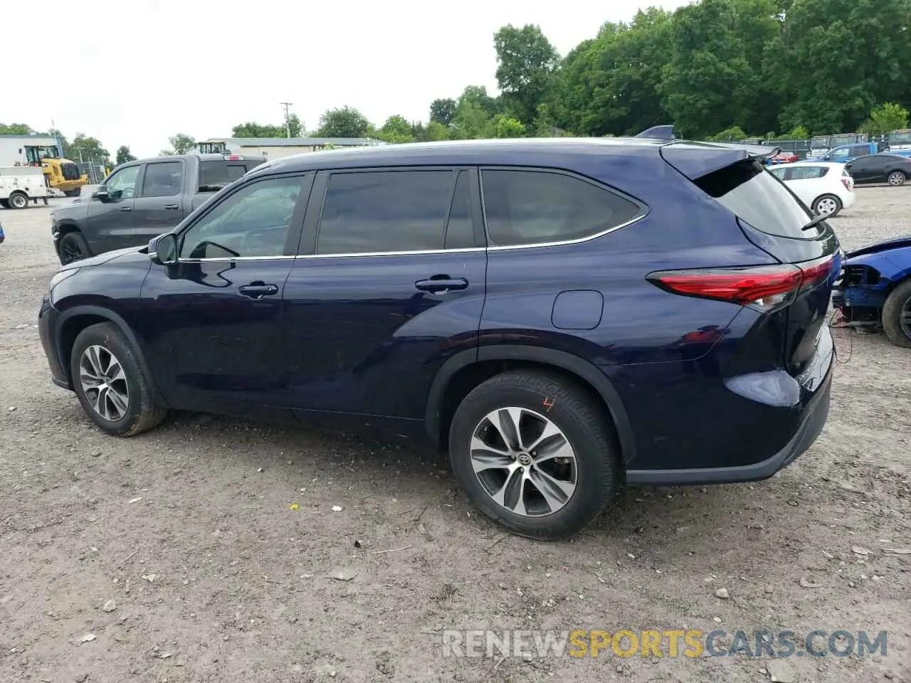 2 Photograph of a damaged car 5TDKDRAH1PS012364 TOYOTA HIGHLANDER 2023