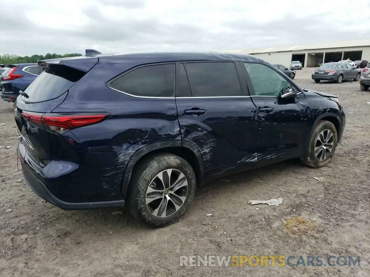 3 Photograph of a damaged car 5TDKDRAH1PS012364 TOYOTA HIGHLANDER 2023