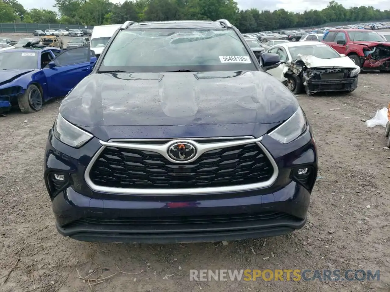 5 Photograph of a damaged car 5TDKDRAH1PS012364 TOYOTA HIGHLANDER 2023