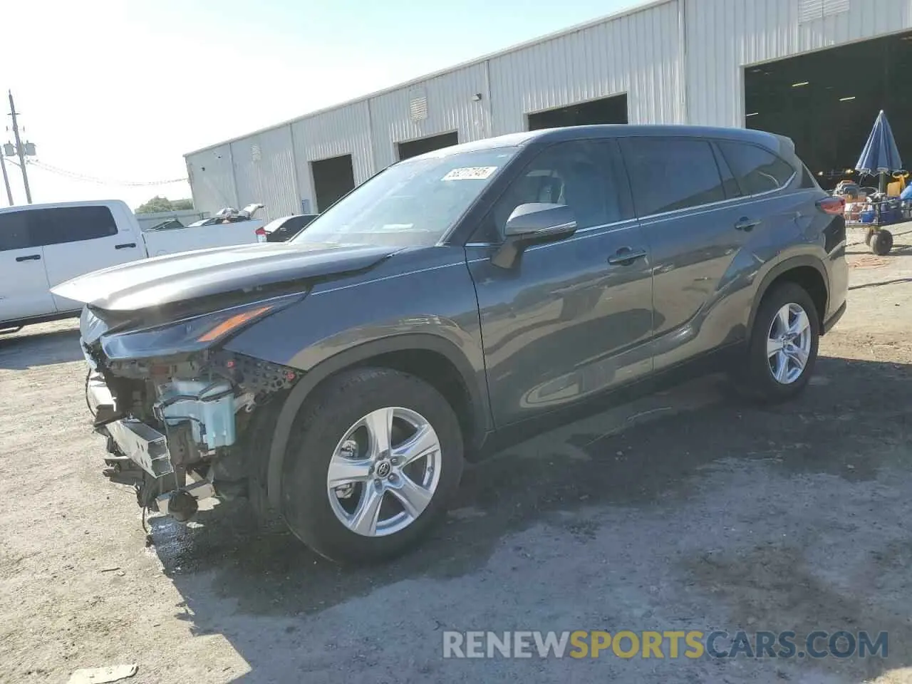 1 Photograph of a damaged car 5TDKDRAH1PS013854 TOYOTA HIGHLANDER 2023
