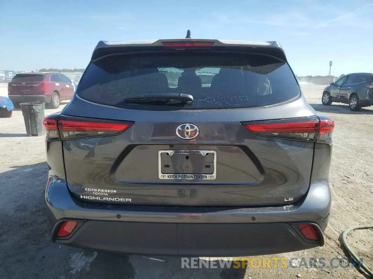 6 Photograph of a damaged car 5TDKDRAH1PS013854 TOYOTA HIGHLANDER 2023