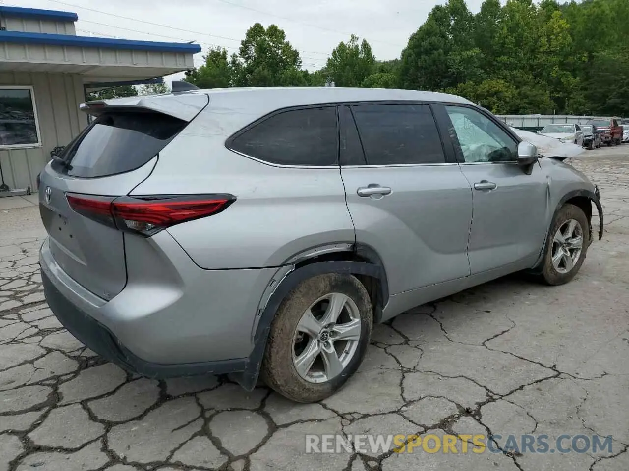 3 Photograph of a damaged car 5TDKDRAH1PS021856 TOYOTA HIGHLANDER 2023
