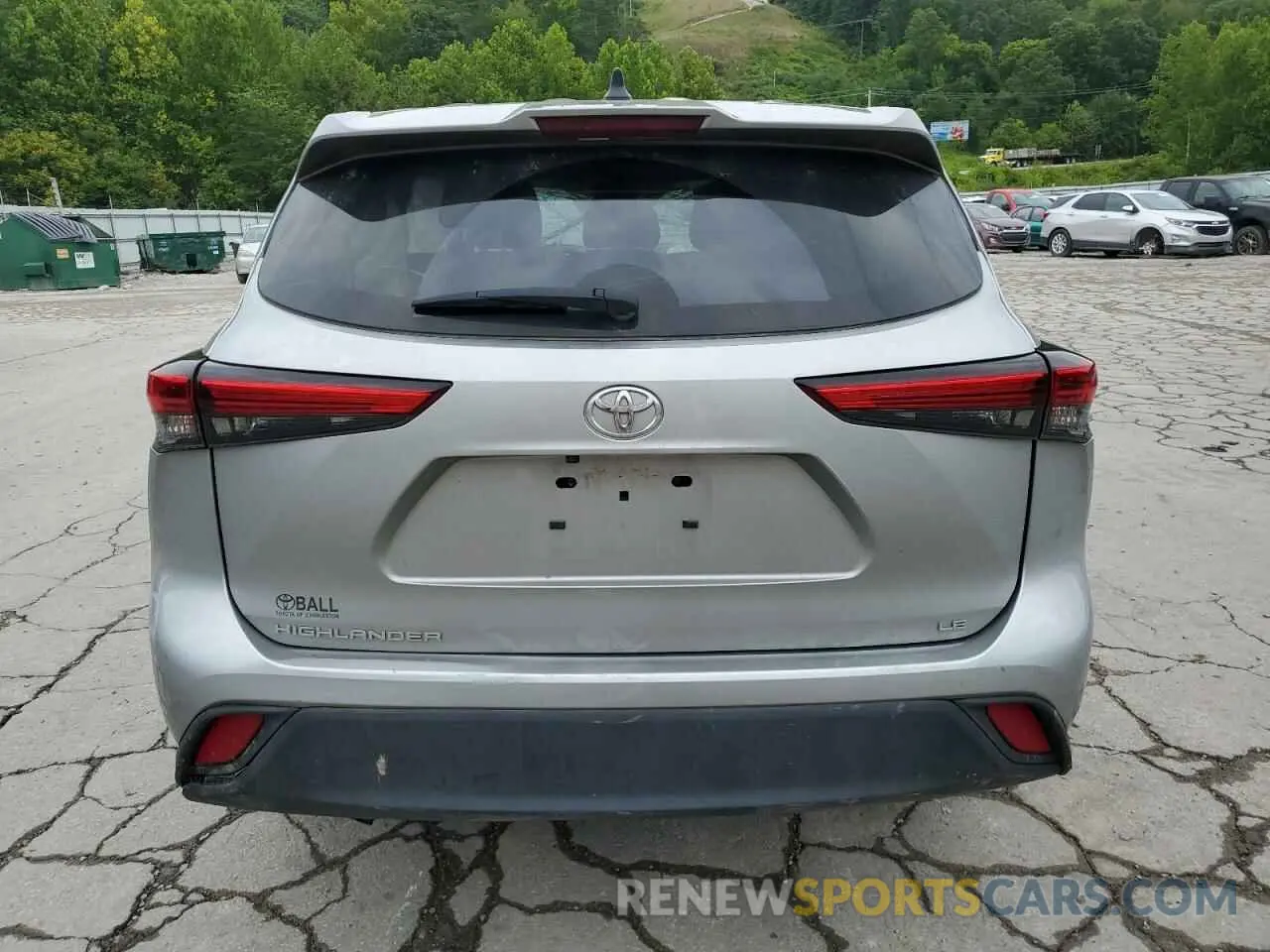 6 Photograph of a damaged car 5TDKDRAH1PS021856 TOYOTA HIGHLANDER 2023