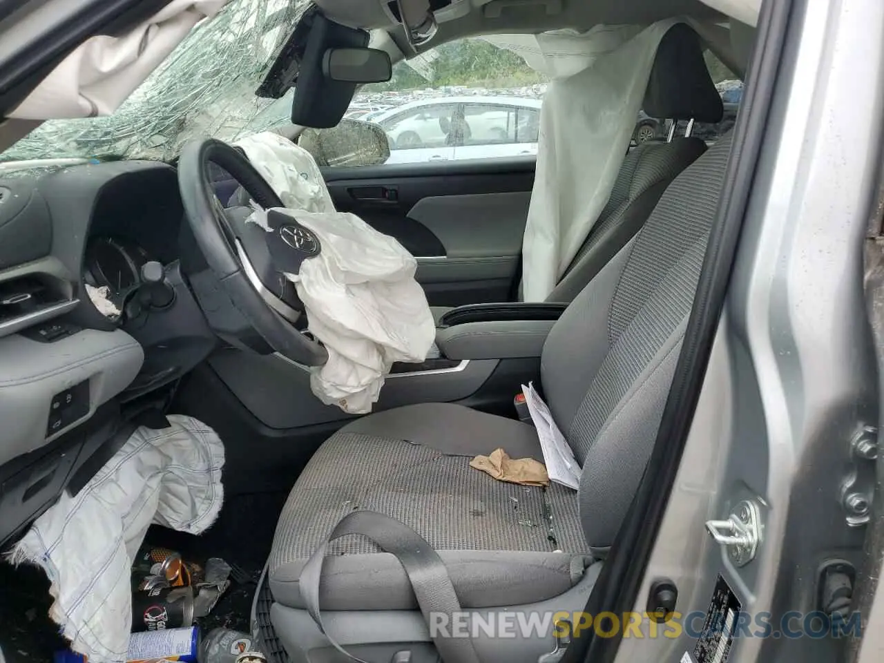 7 Photograph of a damaged car 5TDKDRAH1PS021856 TOYOTA HIGHLANDER 2023