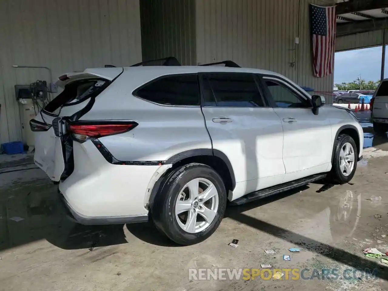 3 Photograph of a damaged car 5TDKDRAH1PS029293 TOYOTA HIGHLANDER 2023