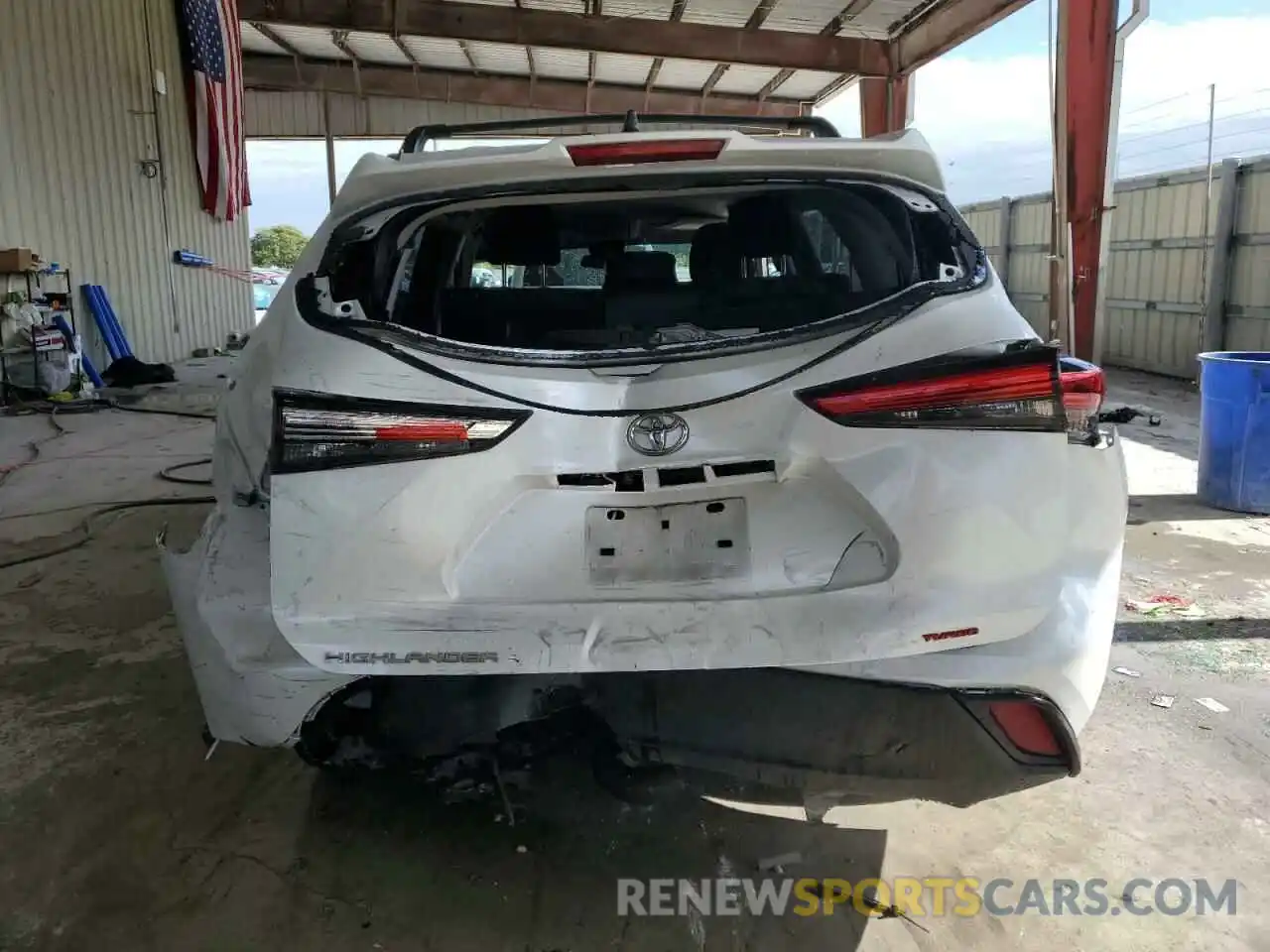 6 Photograph of a damaged car 5TDKDRAH1PS029293 TOYOTA HIGHLANDER 2023