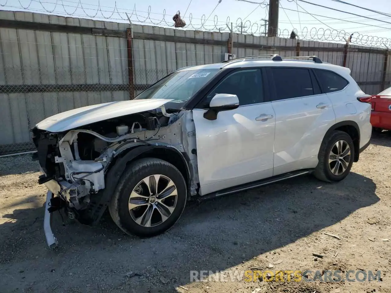 1 Photograph of a damaged car 5TDKDRAH1PS031268 TOYOTA HIGHLANDER 2023