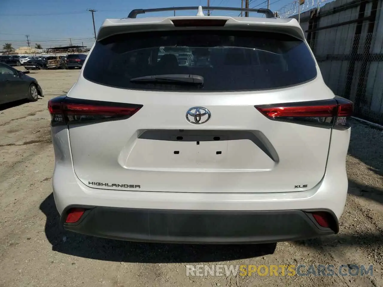 6 Photograph of a damaged car 5TDKDRAH1PS031268 TOYOTA HIGHLANDER 2023