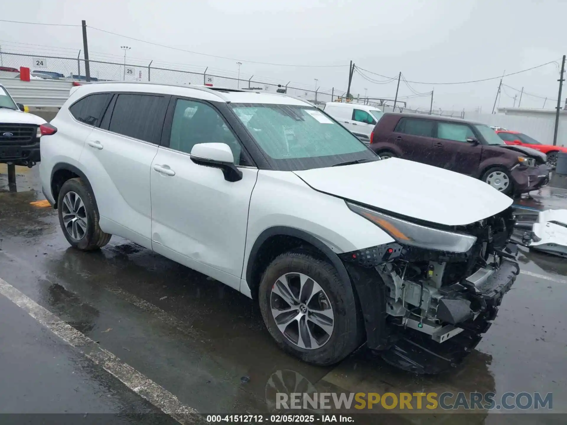 1 Photograph of a damaged car 5TDKDRAH1PS504490 TOYOTA HIGHLANDER 2023