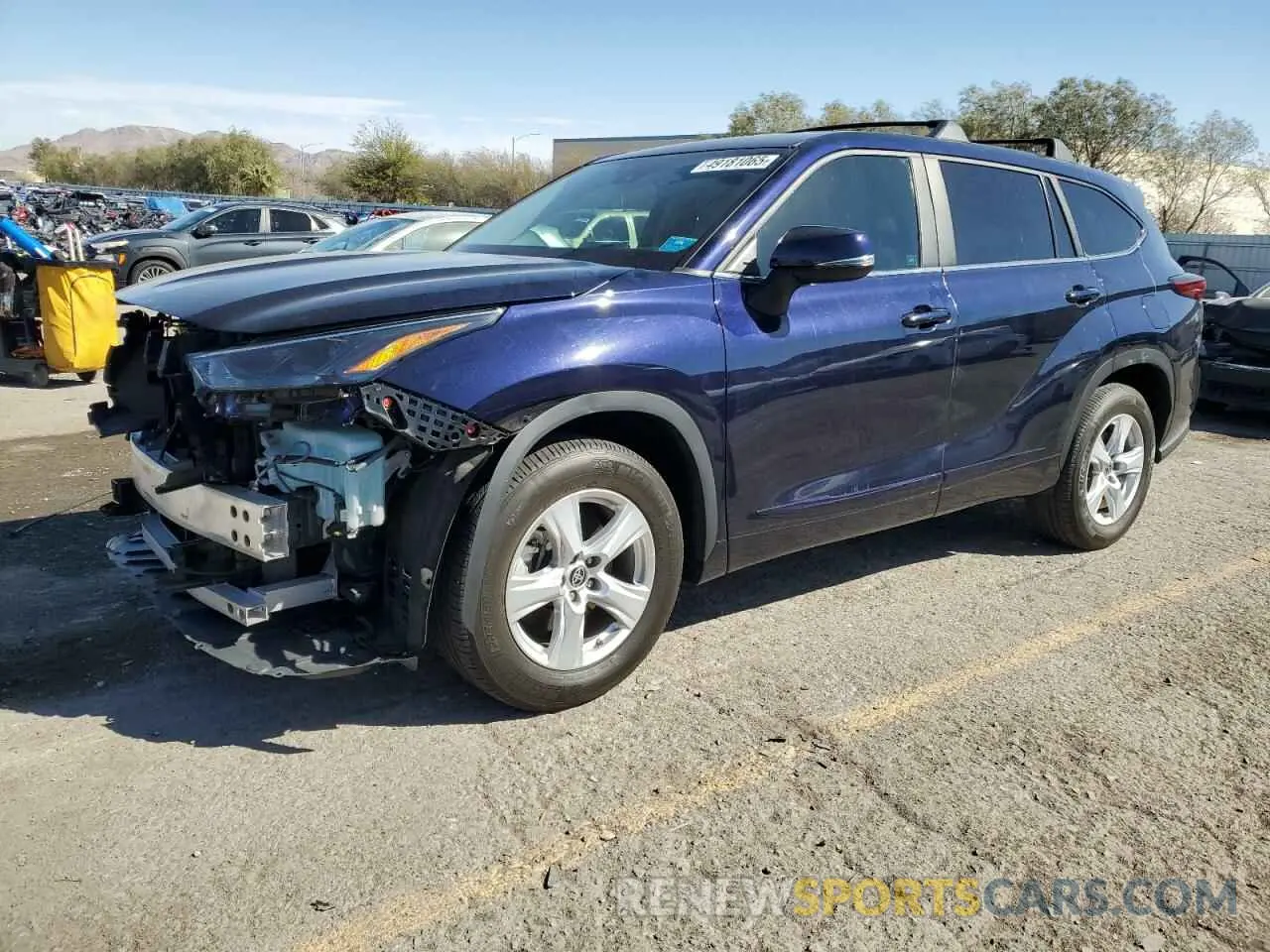 1 Photograph of a damaged car 5TDKDRAH2PS002295 TOYOTA HIGHLANDER 2023