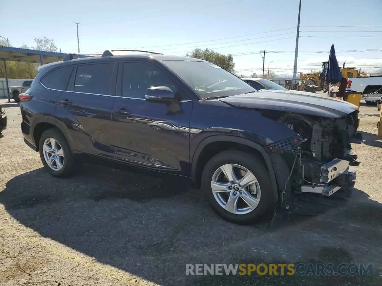 4 Photograph of a damaged car 5TDKDRAH2PS002295 TOYOTA HIGHLANDER 2023